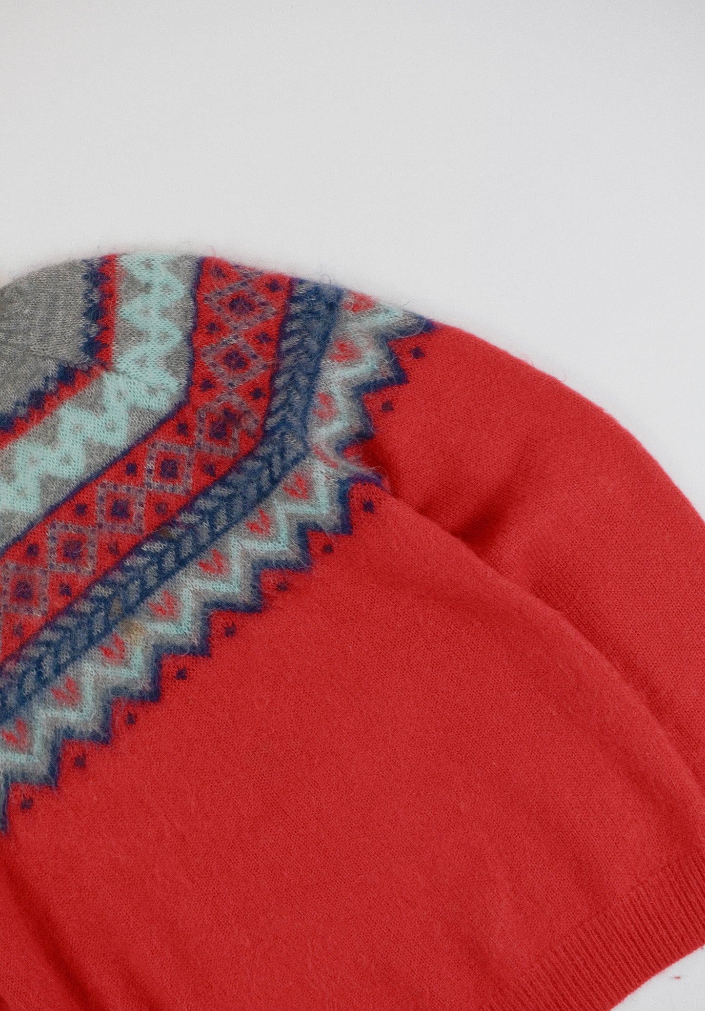 Wool mohair rollneck sweater M