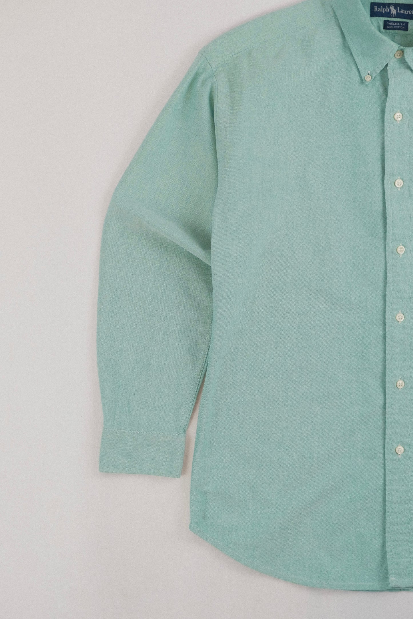 80s Ralph Lauren mint Oxford button down shirt