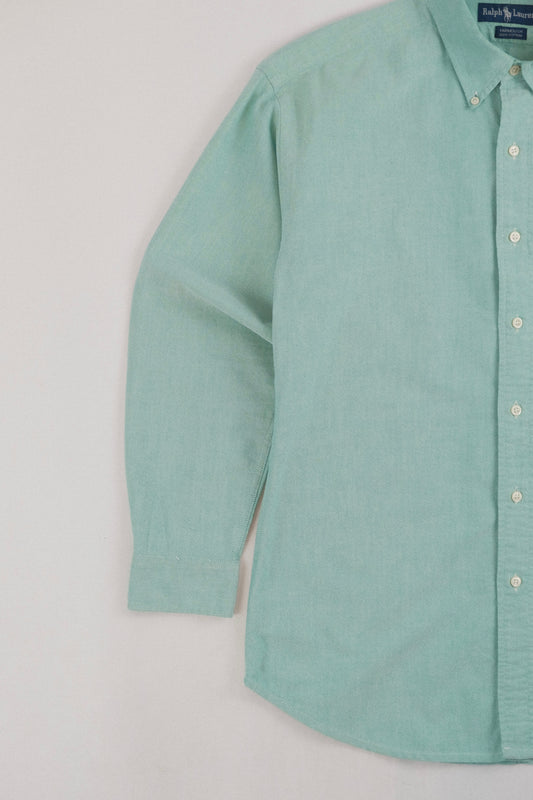80s Ralph Lauren mint Oxford button down shirt