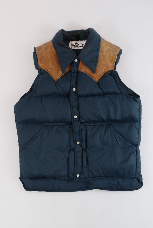 80s Woolrich down vest S