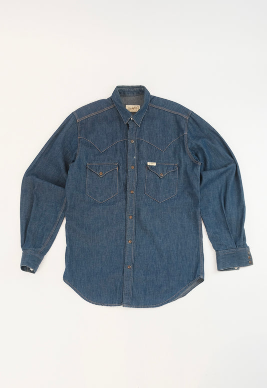 1970s Spitfire Denim western shirt M