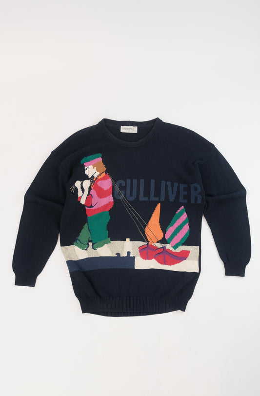 80s Iceberg knitted Sweater L
