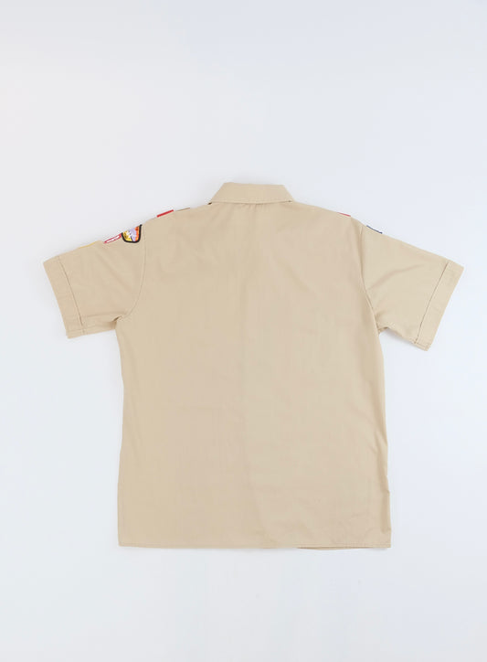 60s Boy Scout cotton shirt L