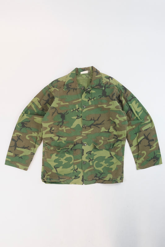 60s ERDL camouflage military jacket M