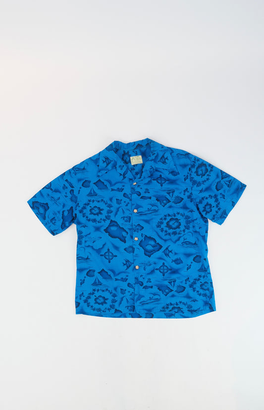 60s Hawaiian shirt L
