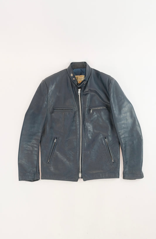 70s Brimaco Leather biker jacket M
