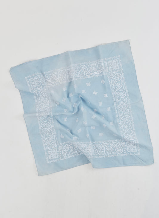 Vintage Light blue bandana