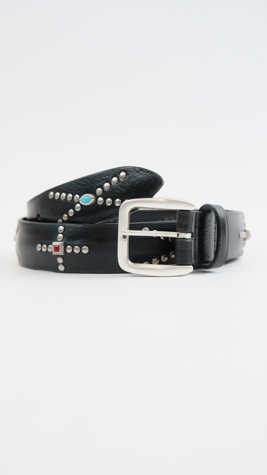 DA.D Western studded Leather belt