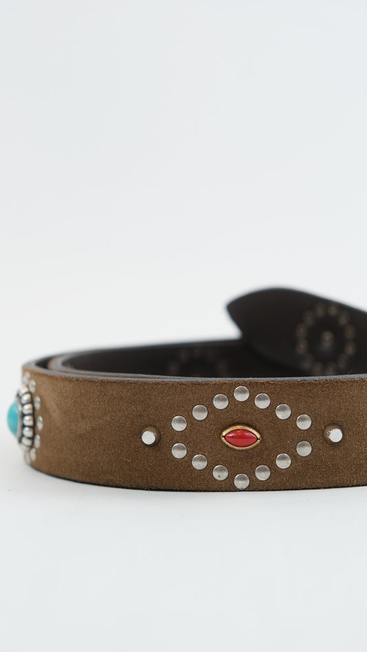 DA.D Western studded Leather belt