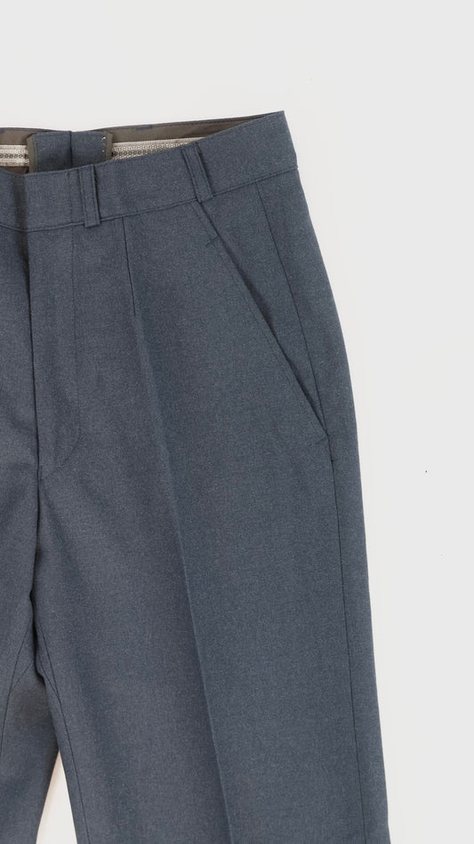 70s military wool trousers S