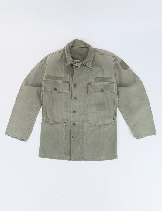 40s US Army HBT cotton shirt S