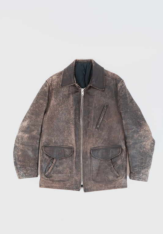 50s Leather jacket M