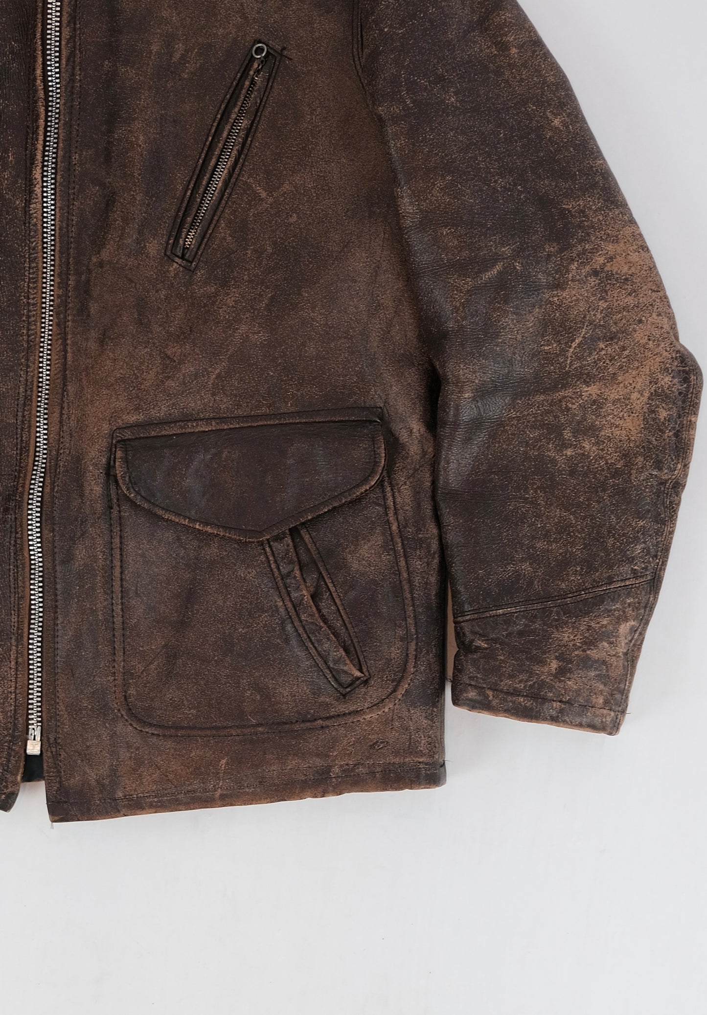 50s Leather jacket M