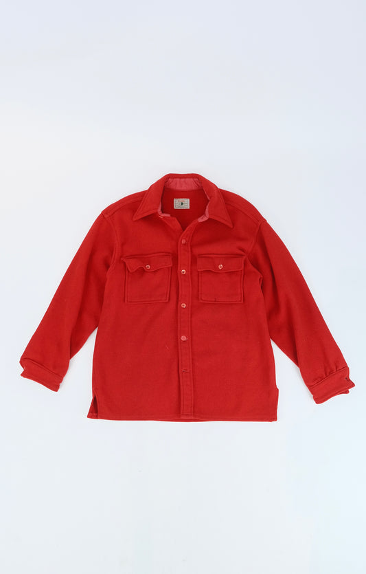 30s Profile Hunting wool shirt L