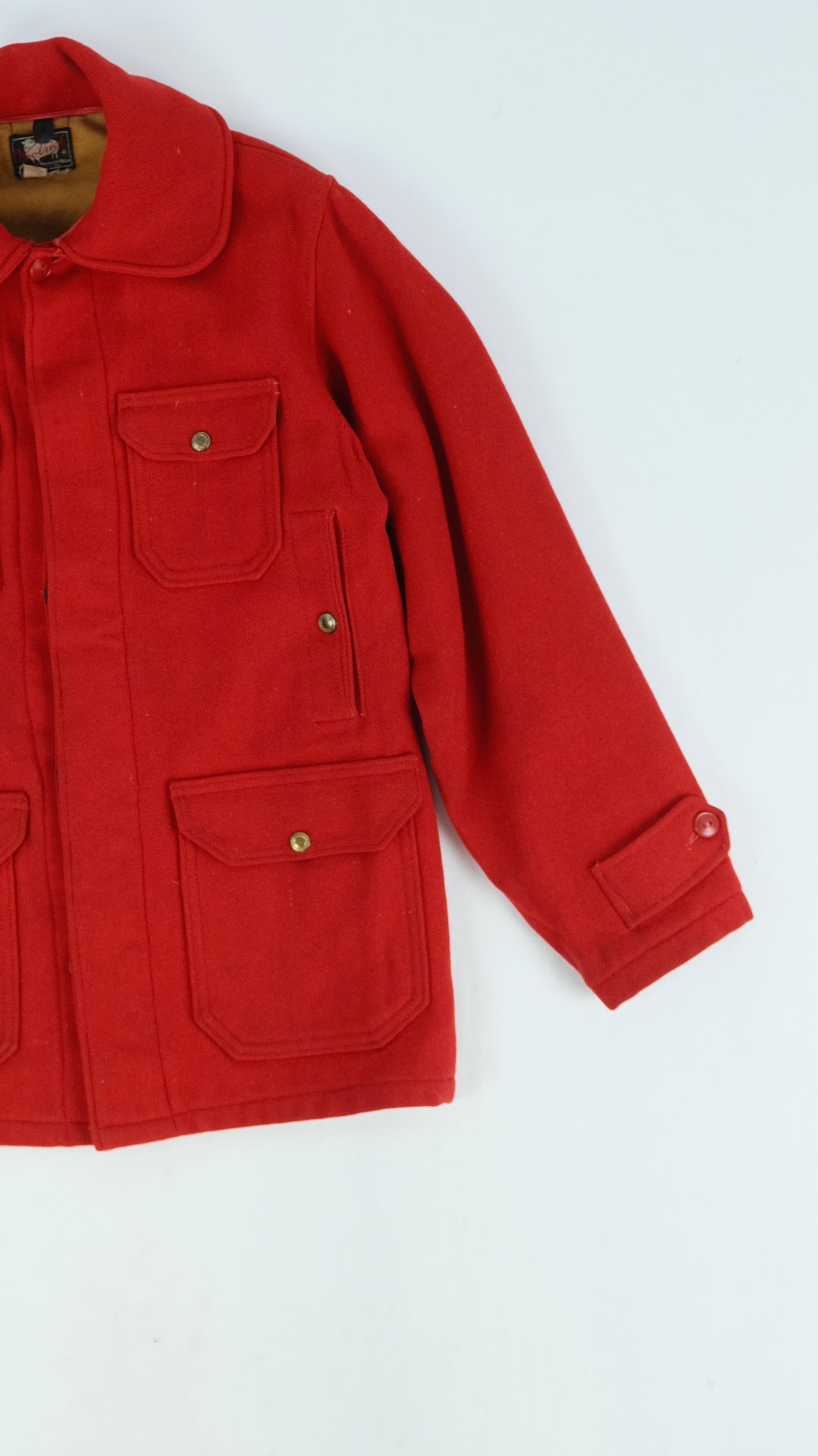 Giacca da caccia Woolrich anni '50 in lana L