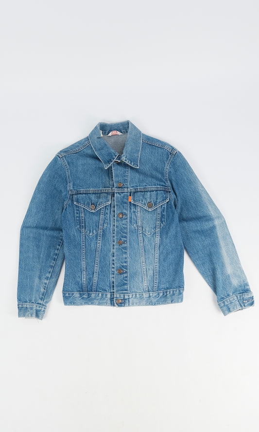 70s embroided Levi's trucker jacket S