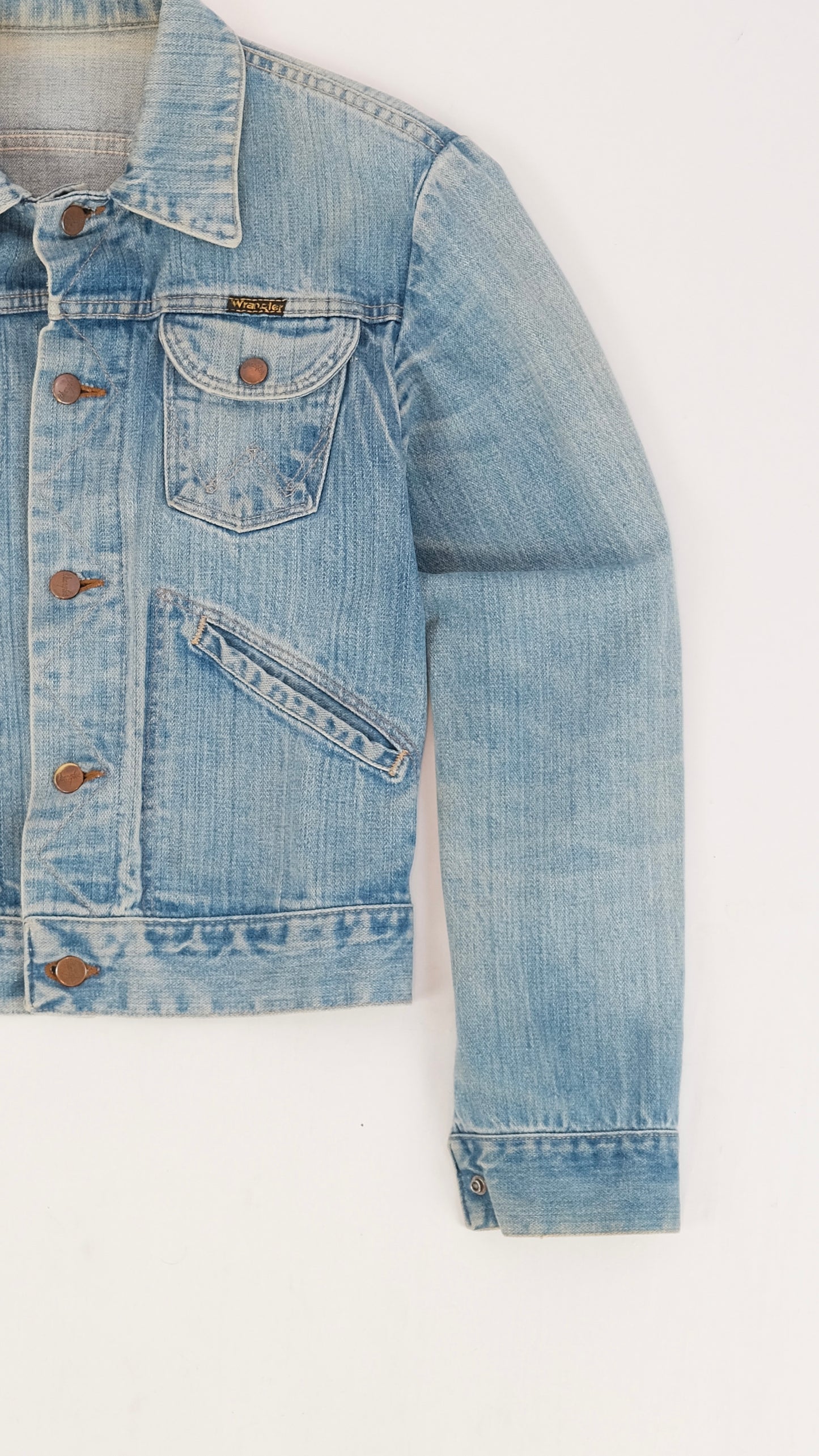 70s Wrangler denim jacket S