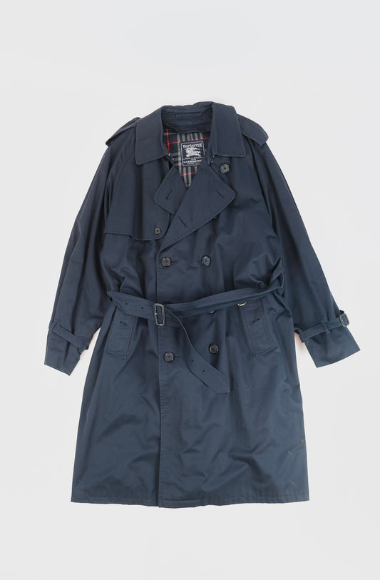 1980s Burberry trench coat XL