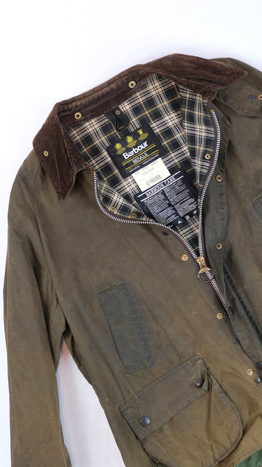 80s Barbour Bedale waxed jacket L