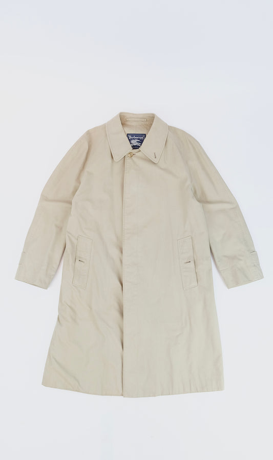 80s Burberry trench coat M
