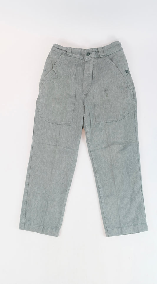 70s Swiss army carpenter pants S