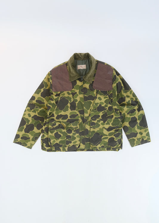 70s Camouflage hunting jacket L