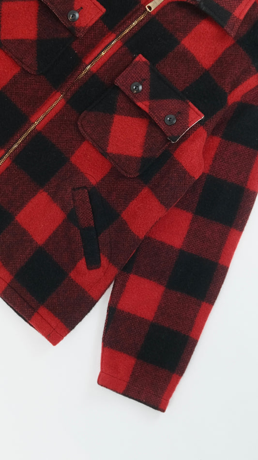 60s Sears wool Buffalo jacket M