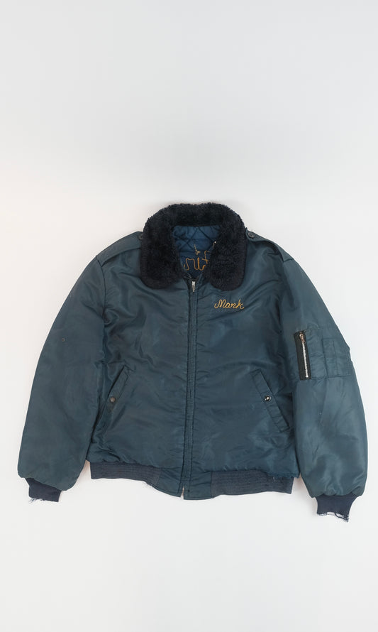 80s Aviation Bomber jacket M