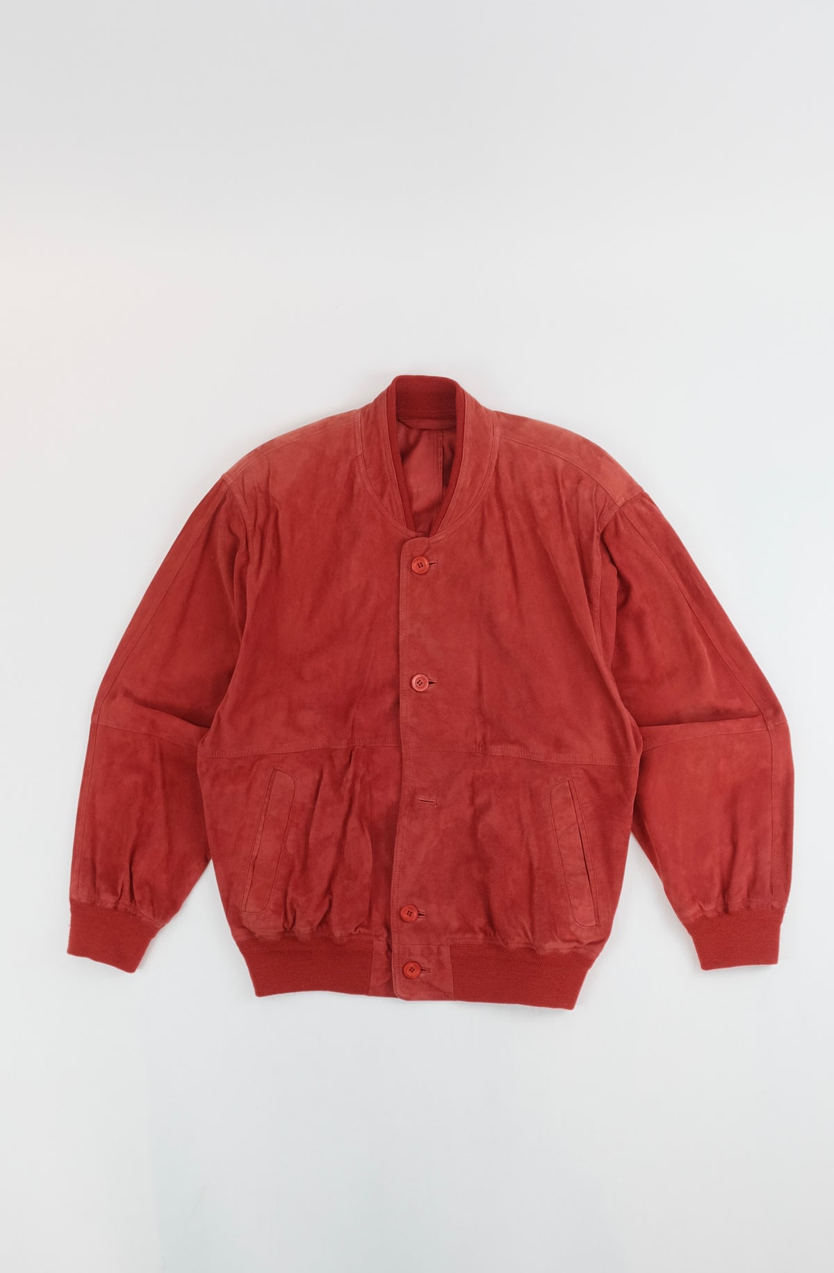 80s Suede bomber jacket S