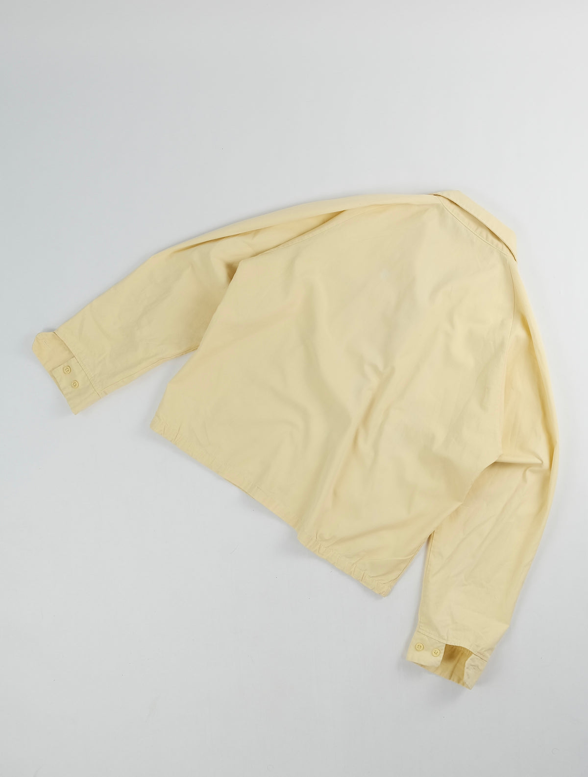 60s Light yellow College jacket S