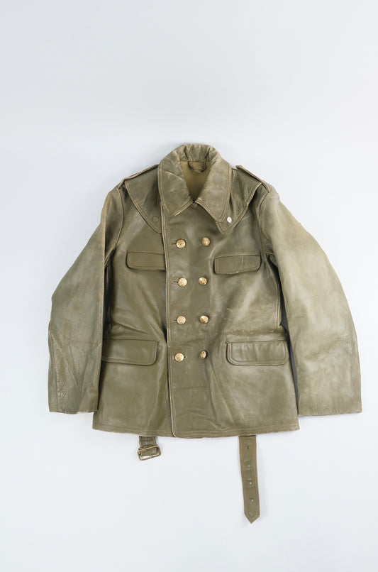 50s Belgian dispatch rider leather jacket