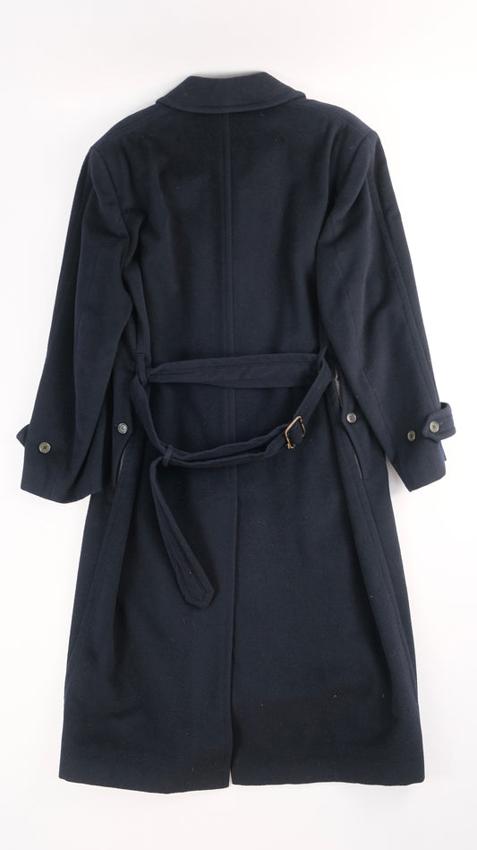 80s Gianfranco Ferre cashmere Navy coat M