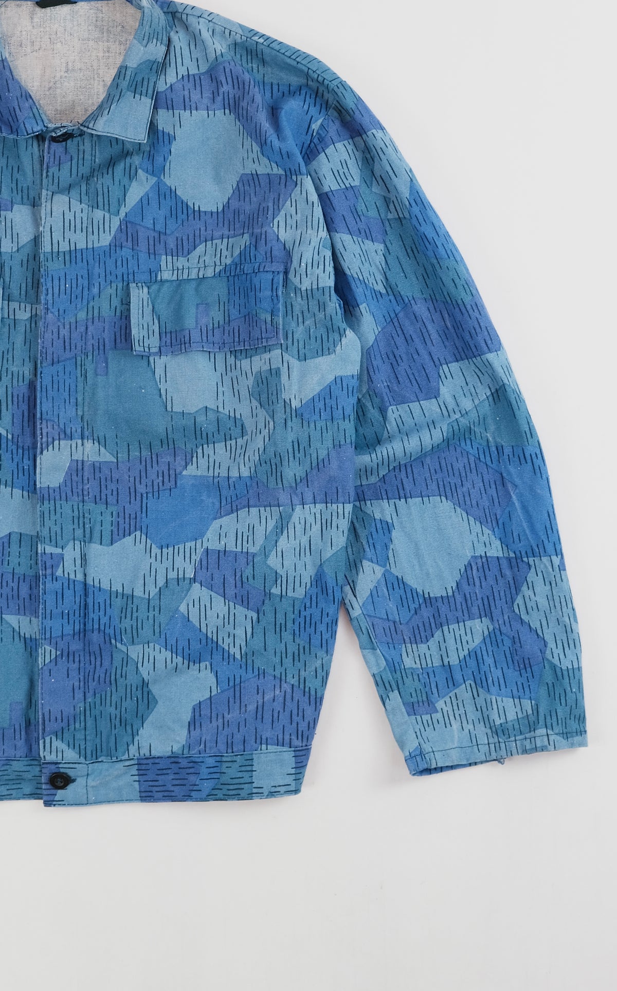 Rare czech blue camo splinter suit M