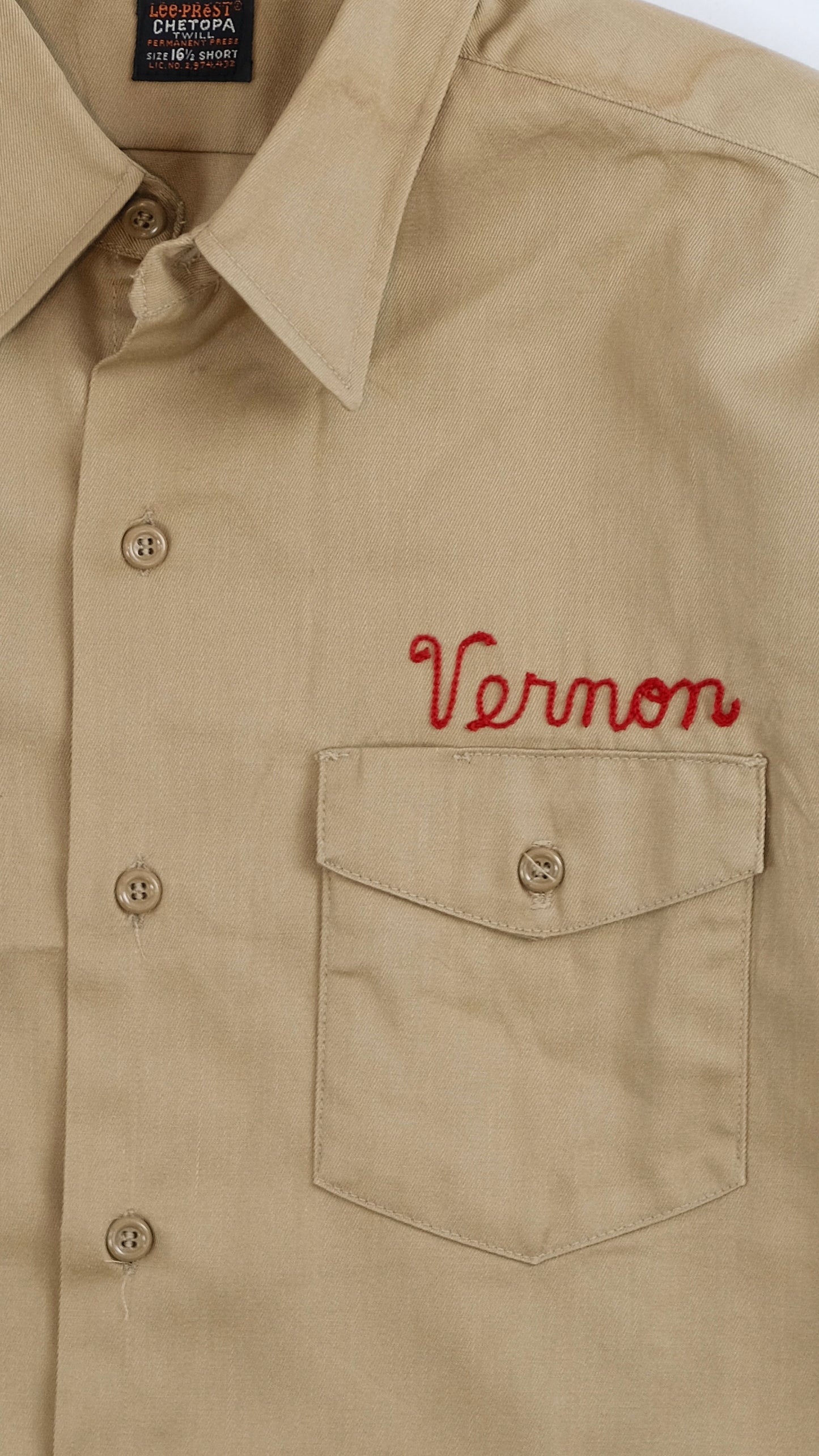 50s Chetopa Lee Prest wool shirt M