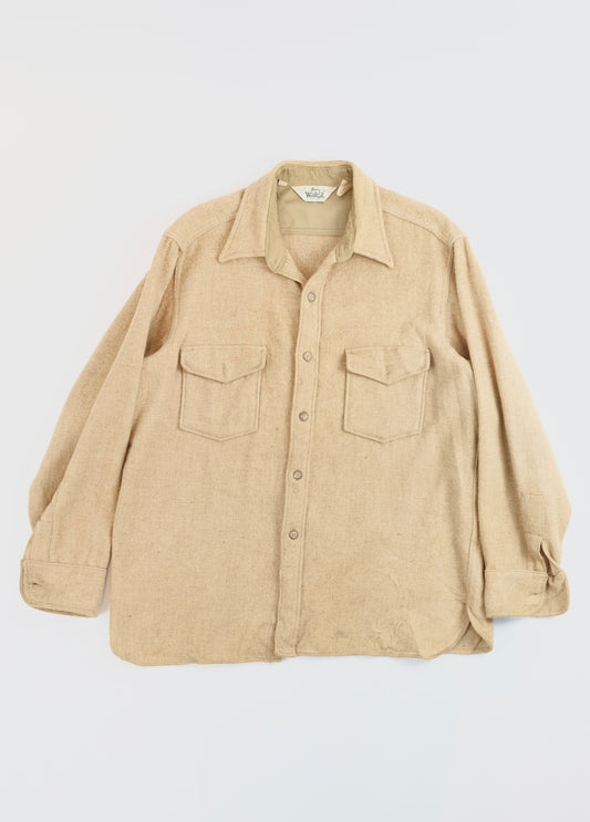 80s Woolrich wool shirt L