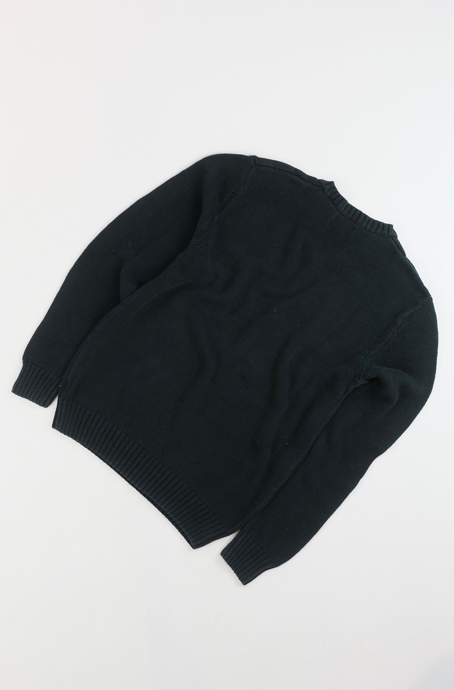90s Ralph Lauren Chaps Cotton Knit V neck S