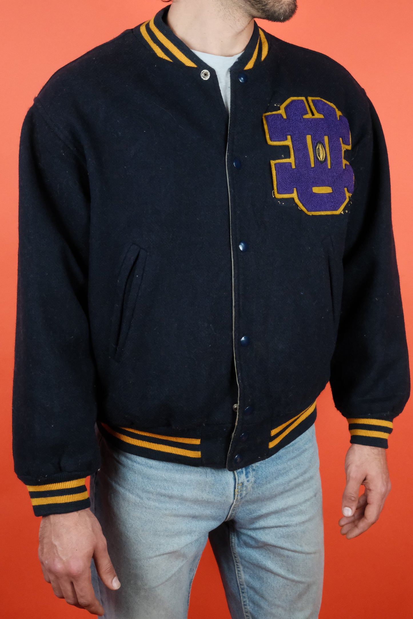 Varsity Jacket Vintage - vintage clothing clochard92.com