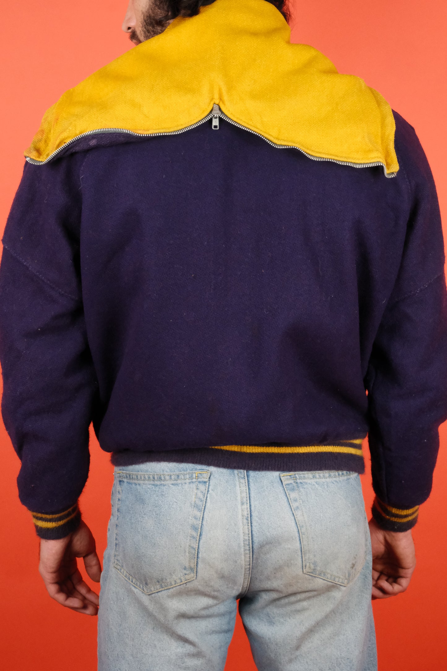 De Long Varsity Jacket '68 'L' - vintage clothing clochard92.com