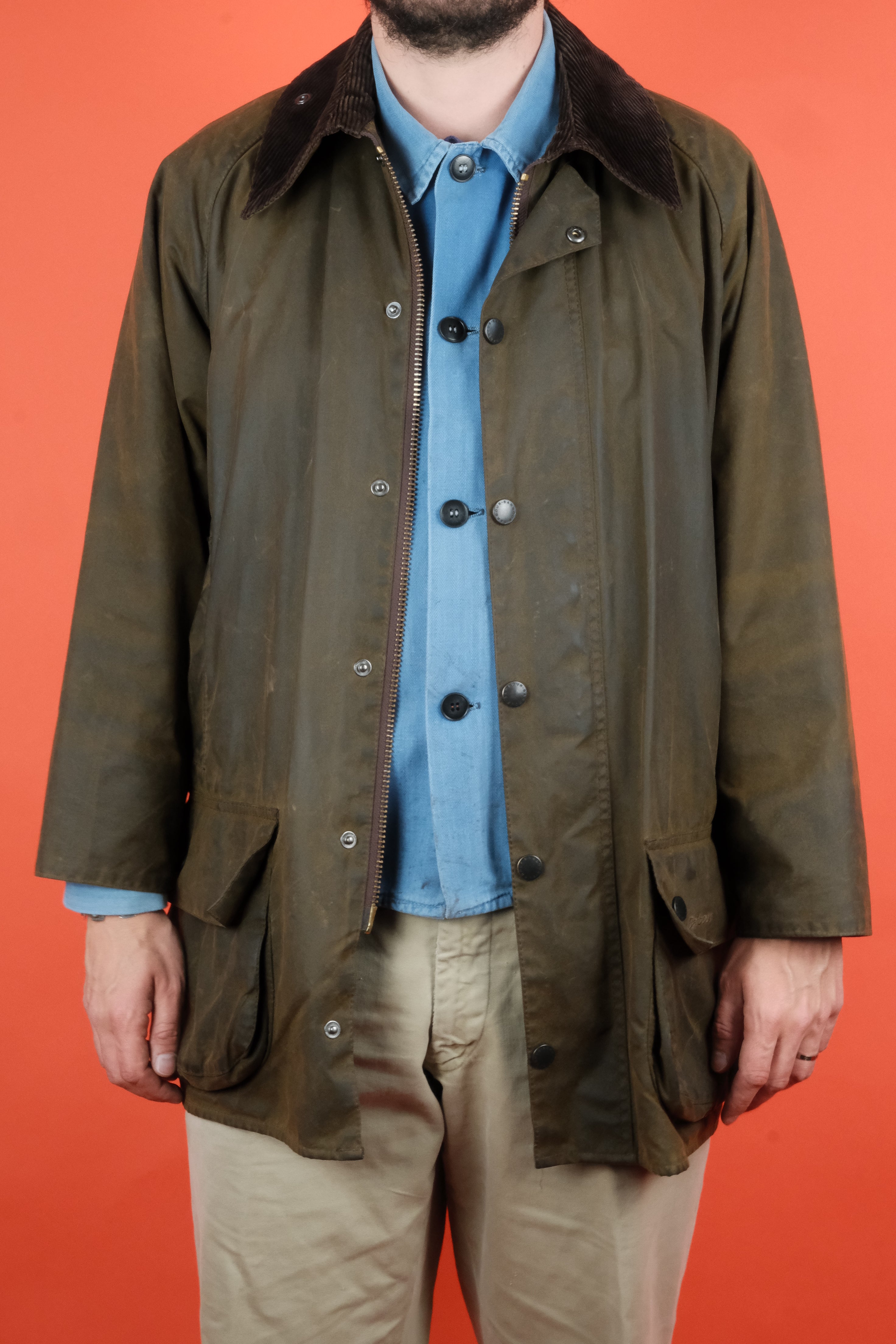 Barbour Beaufort Brown C42 ~ Vintage Store Clochard92.com