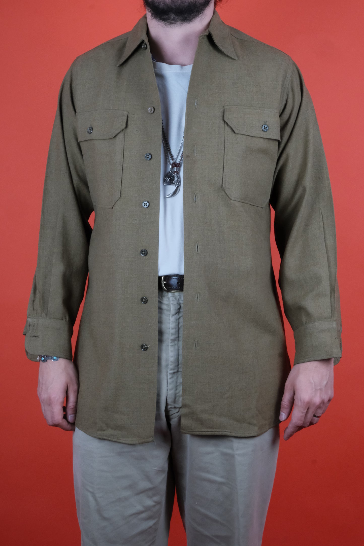 M-37 Flannel Shirt WW2  - vintage clothing clochard92.com