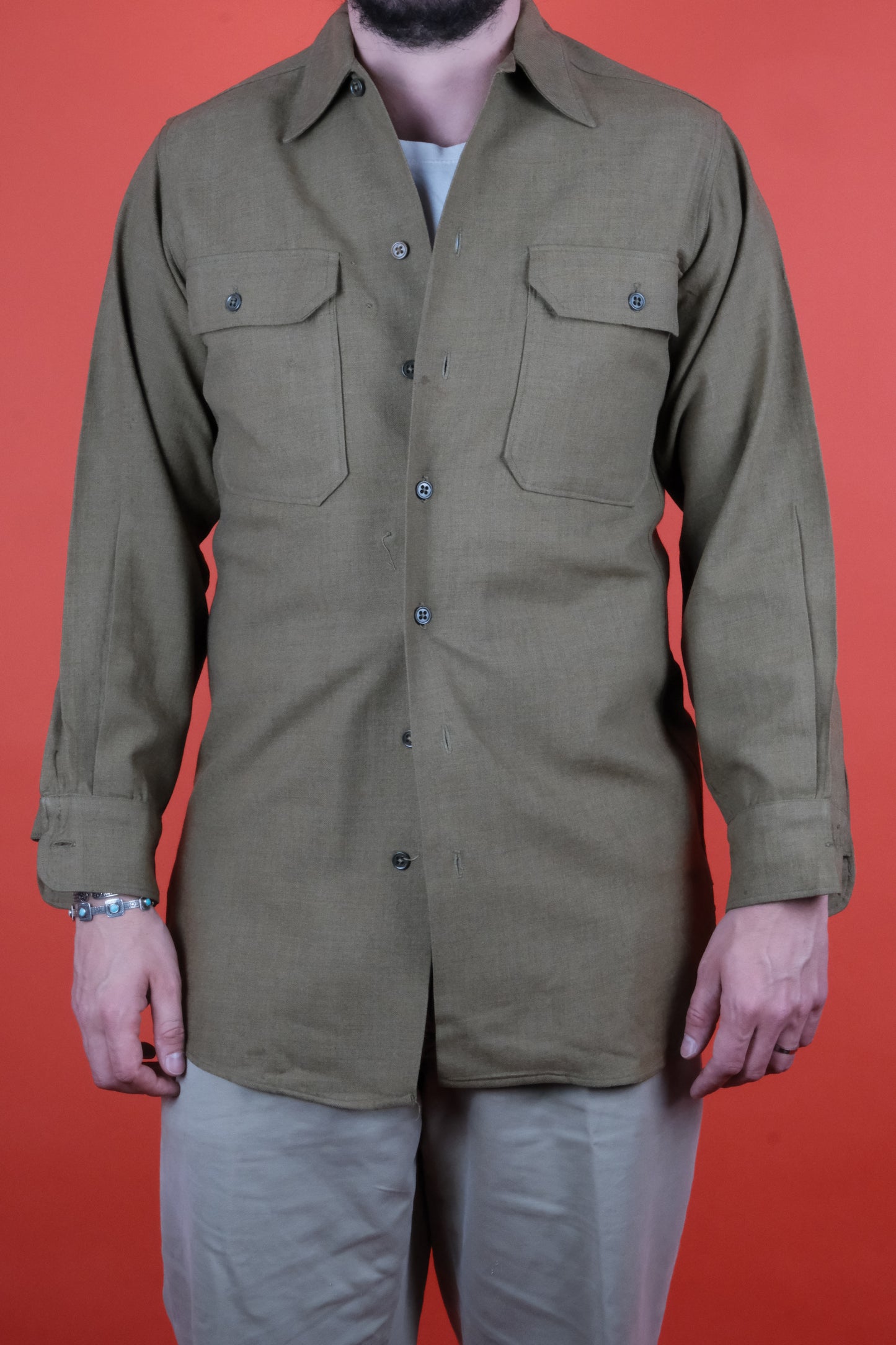 M-37 Flannel Shirt WW2  - vintage clothing clochard92.com