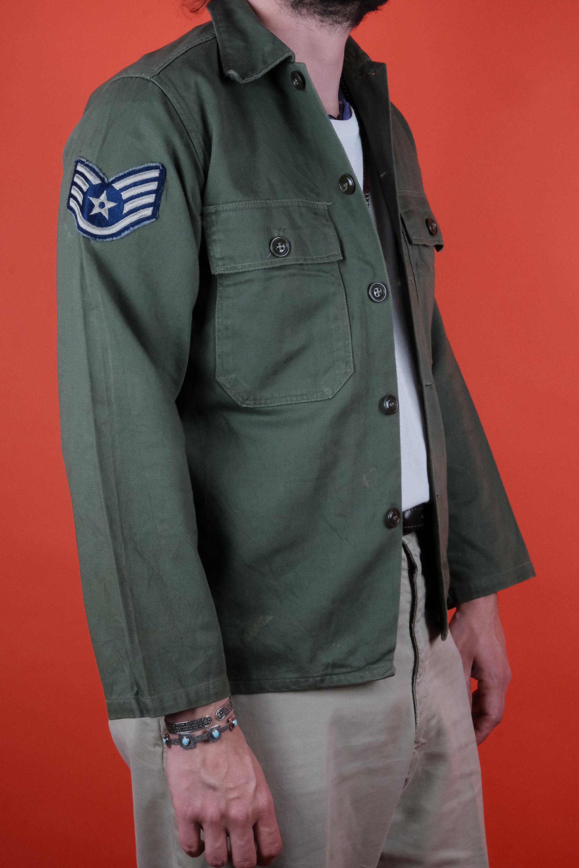 USAF OG-107 Shirt  - vintage clothing clochard92.com