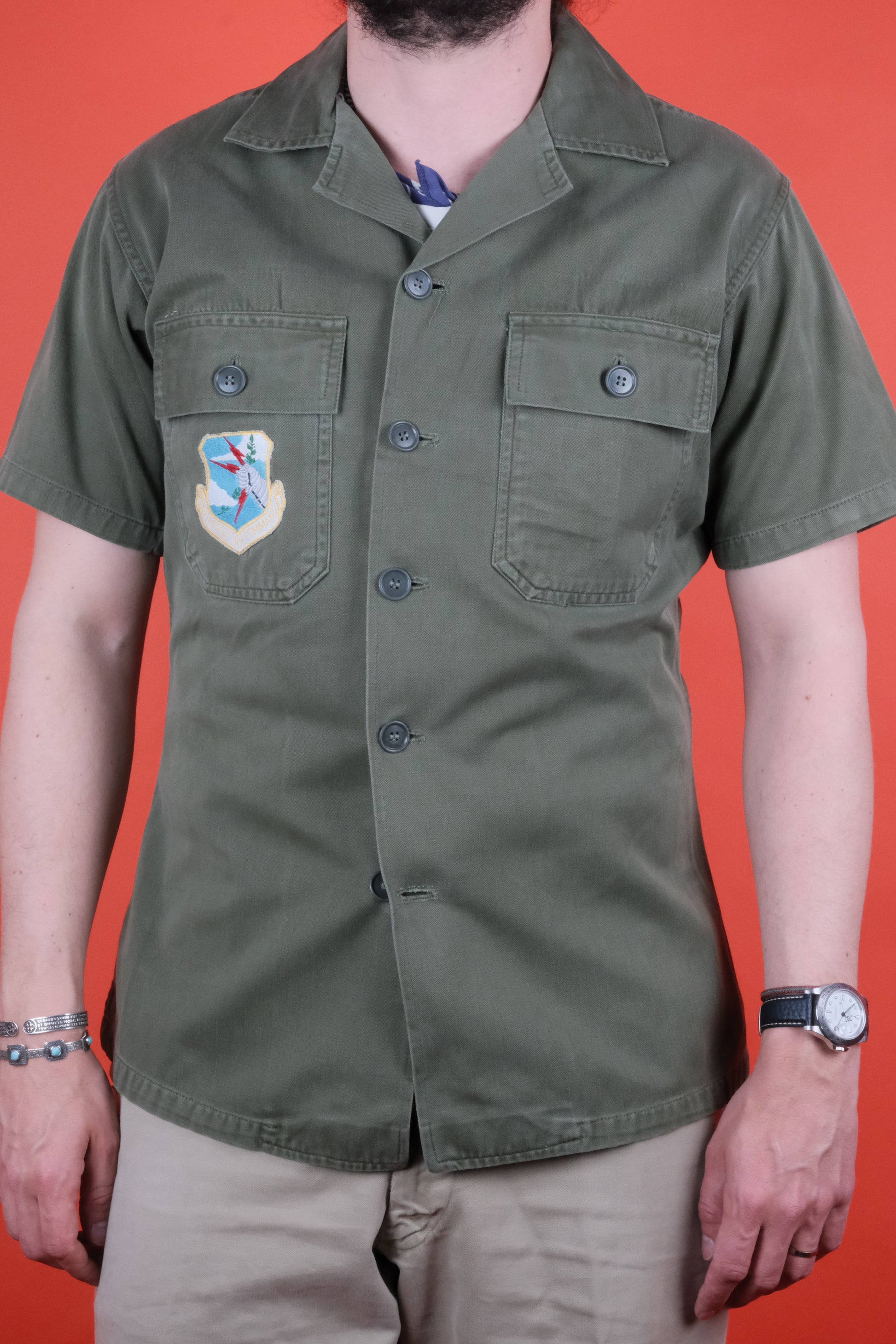 USAF OG-107 Shirt  - vintage clothing clochard92.com