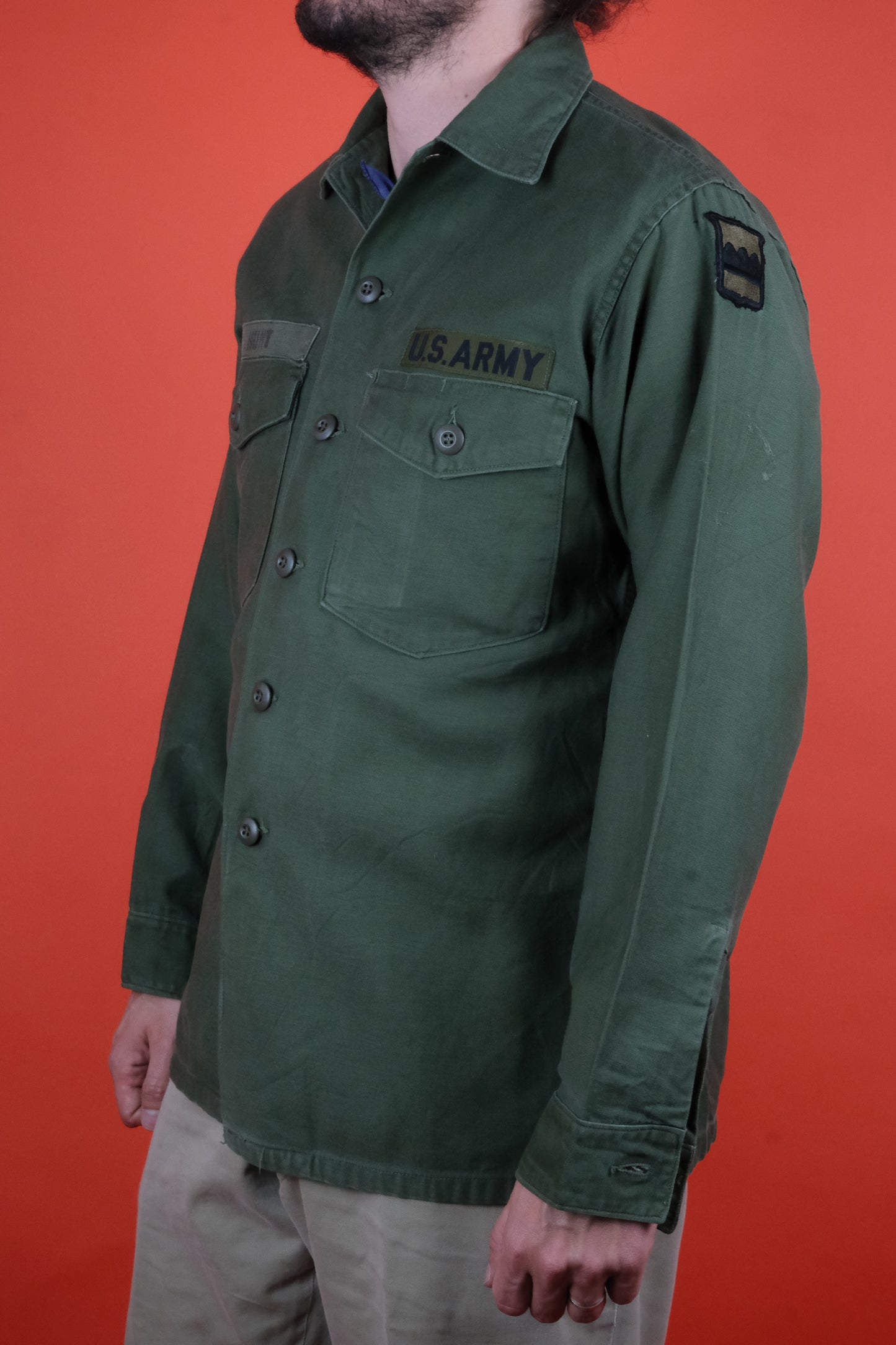 US Army OG-107 Shirt  - vintage clothing clochard92.com