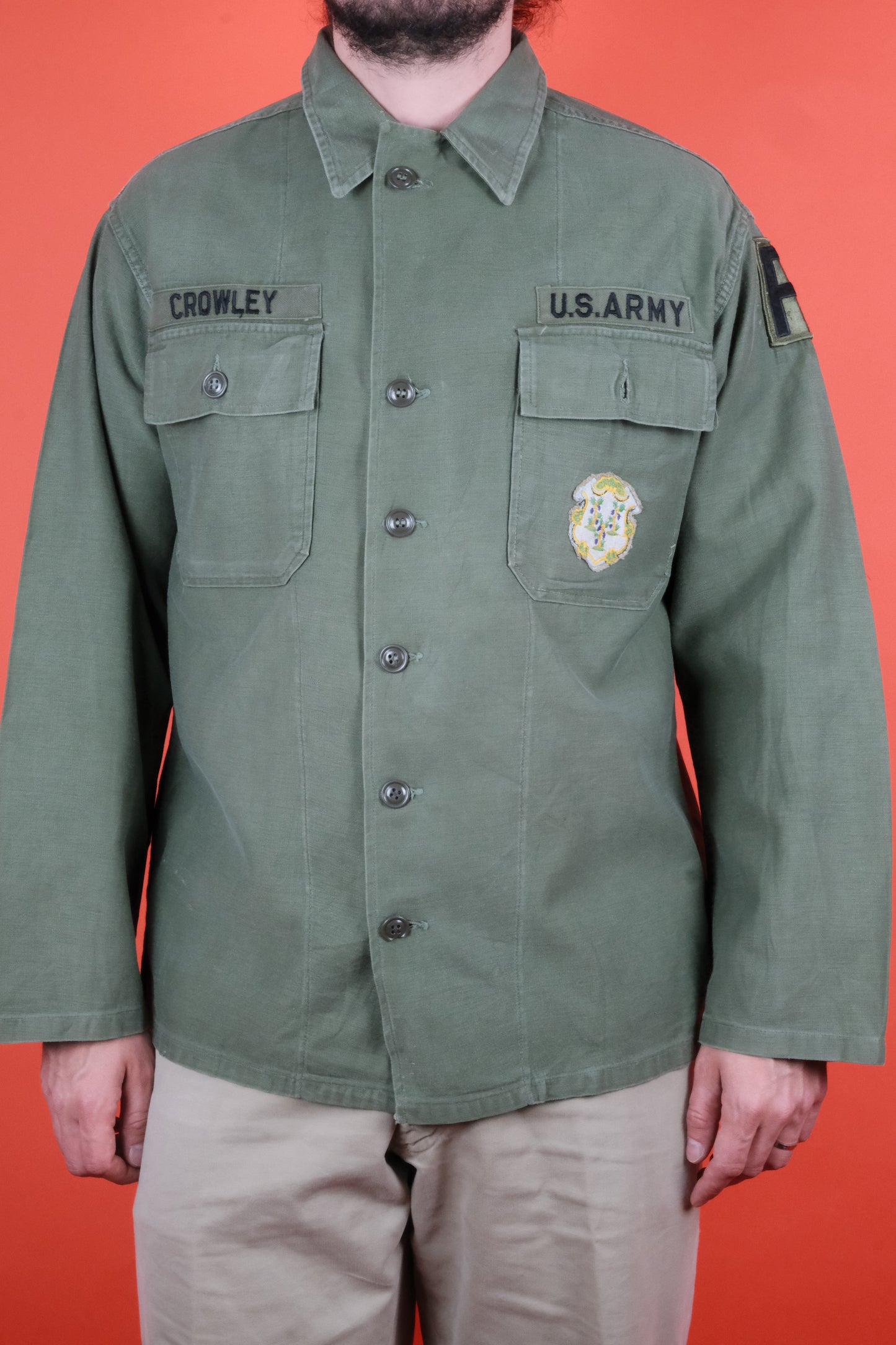 US Army OG-107 Shirt  - vintage clothing clochard92.com