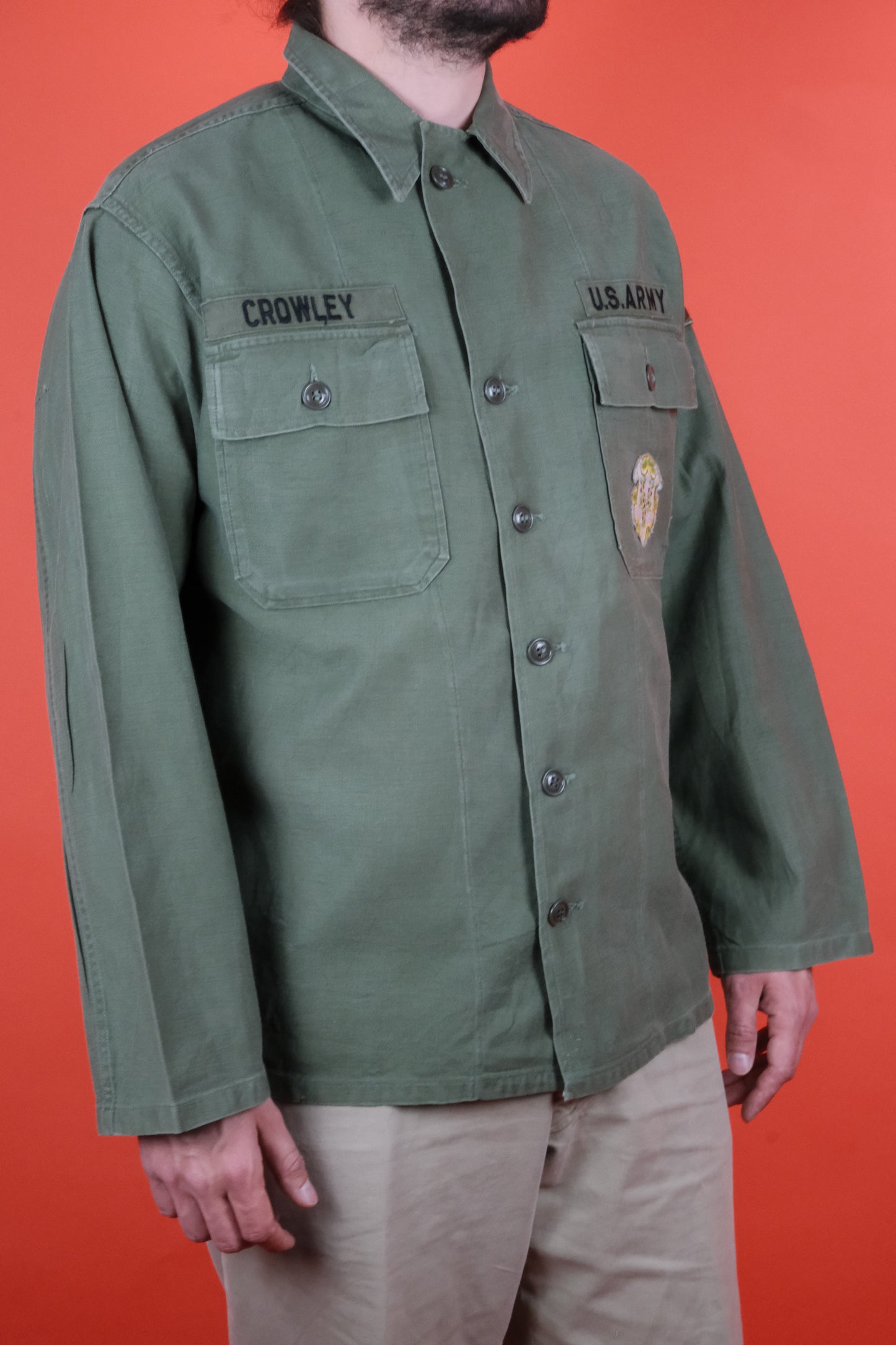 US Army OG-107 Shirt  - vintage clothing clochard92.com