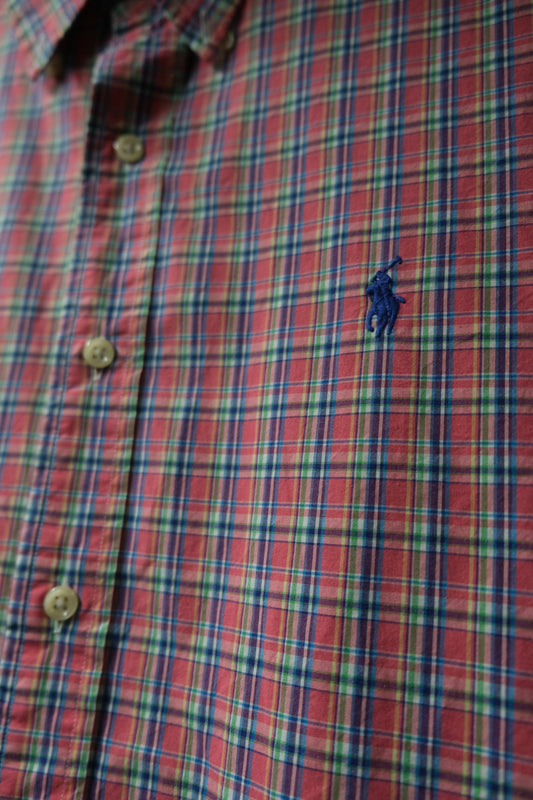 Ralph Lauren Oxford cut checkered shirt M
