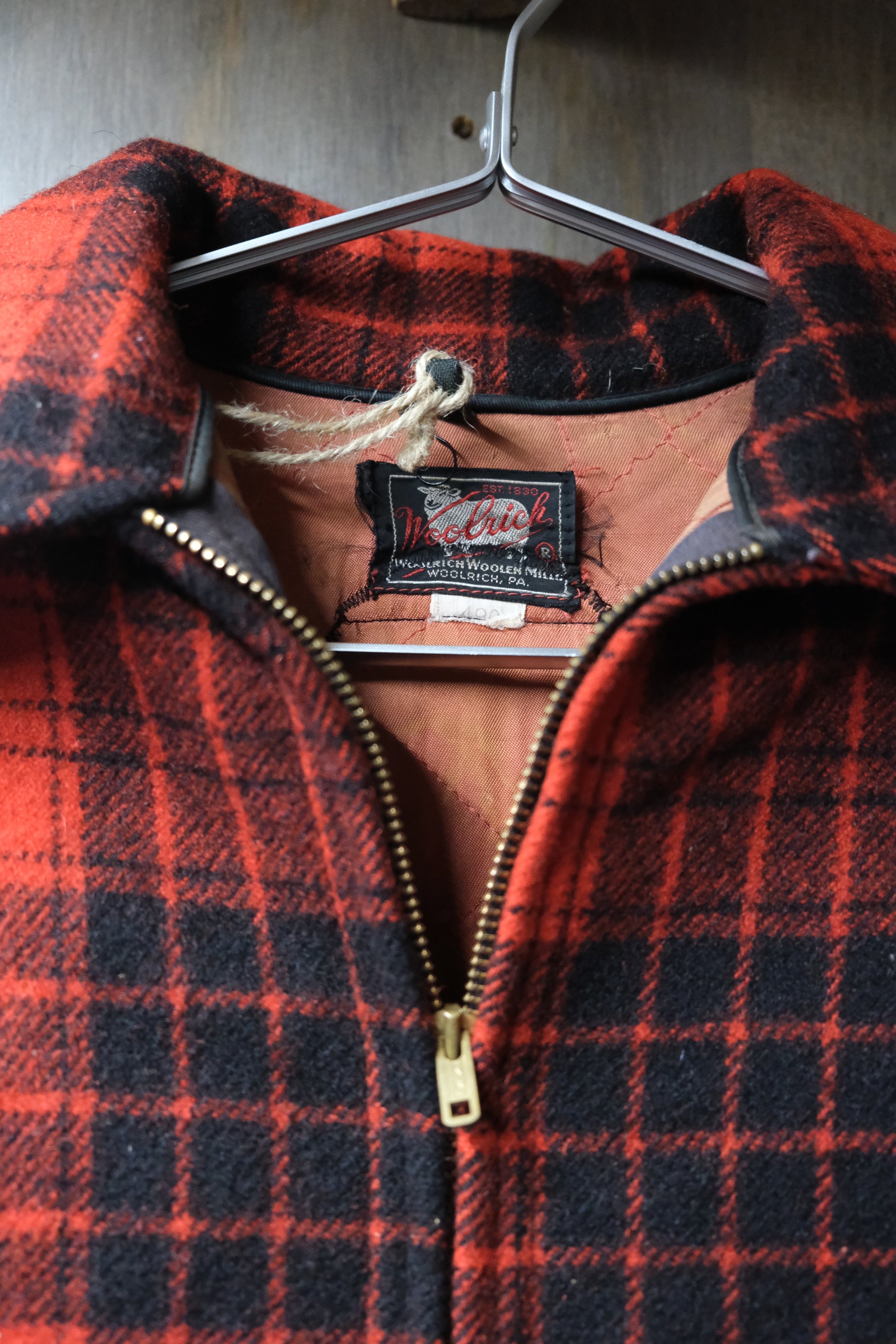 Vintage 1940s Woolrich hunting buffalo plaid jacket XS Vintage