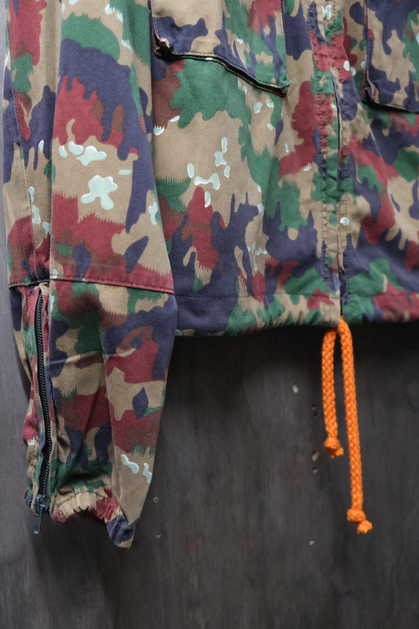 CAPSULE CL9.2 - 80s Swiss Alpenflage army Jacket