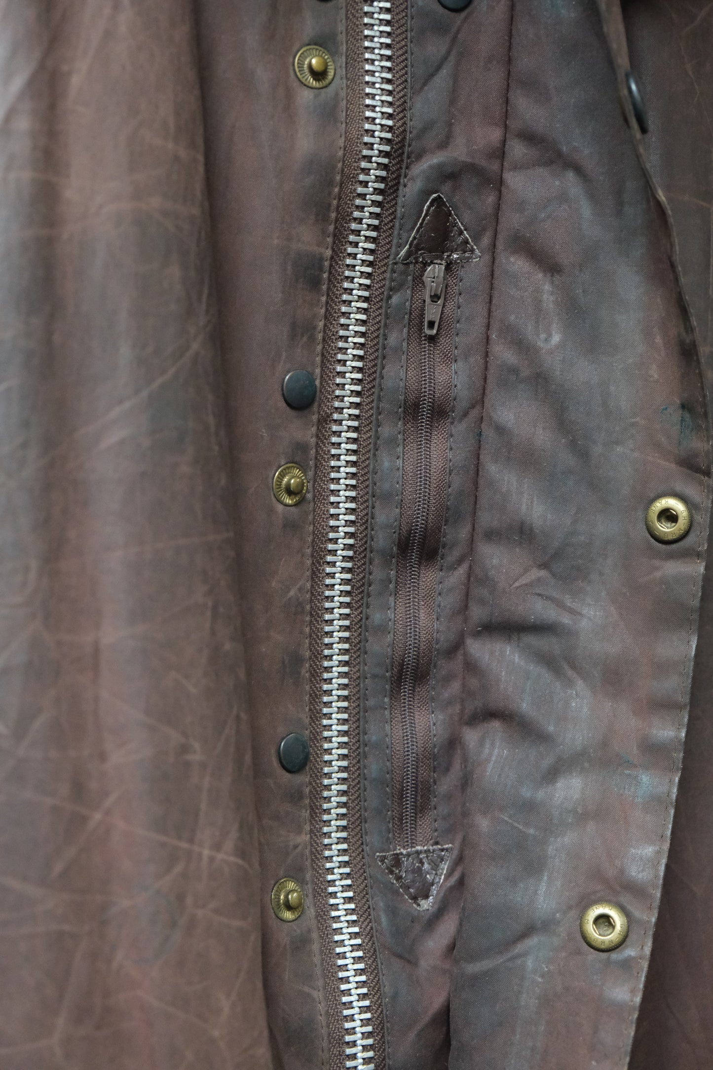 Vintage waxed Barbour Beaufort jacket XL